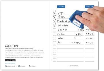 Een Correctbook Scratch To-Do: uitwisbaar / herbruikbaar notitieboek, 8 Pagina's (4 vel) koop je bij Muys Kantoor & Kado