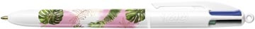 Een Bic Colours Tie-Dye Botanical 4-kleurenbalpen, medium, klassieke inktkleuren, display van 30 stuks koop je bij Muys Kantoor & Kado