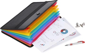 Een Viquel voorordner Rainbow 8 vakken koop je bij Muys Kantoor & Kado