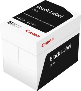 Een Canon Black Label Zero printpapier ft A4, 80 g, pak van 500 vel koop je bij Muys Kantoor & Kado