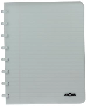 Een Atoma schrift, ft A5, 144 bladzijden, PP, gelijnd, geassorteerde kleuren koop je bij Muys Kantoor & Kado