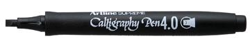 Een Artline marker Supreme Calligraphy Pen, 4,0 mm, zwart koop je bij Muys Kantoor & Kado