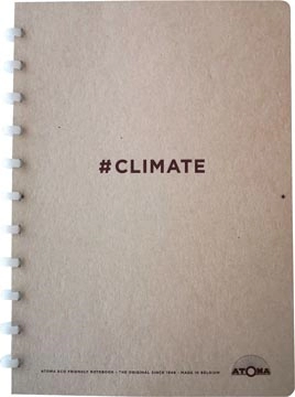 Een Atoma Climate schrift, ft A5, 144 bladzijden, geruit 5 mm koop je bij Muys Kantoor & Kado