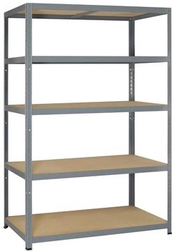 Een Avasco rek Strong 265, ft 200 x 120 x 50 cm, 5 legborden, gegalvaniseerd koop je bij Muys Kantoor & Kado