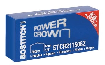 Een Bostitch nietjes STCR211506Z, 6 mm, voor B8R, B8HC, B8HDP, B8P, B8E, doos van 5.000 nietjes koop je bij Muys Kantoor & Kado