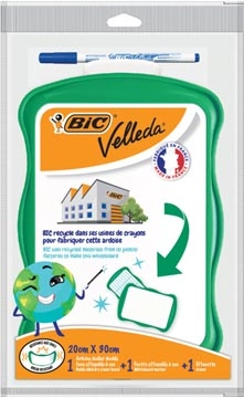 Een Bic whiteboard Velleda 20 x 30 cm, gerecycleerd koop je bij Muys Kantoor & Kado