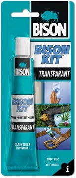 Een Bison kit contactlijm Transparant koop je bij Muys Kantoor & Kado