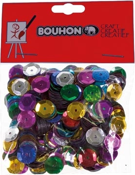 Een Bouhon confetti kuipje, assorti, blister van 20 g koop je bij Muys Kantoor & Kado