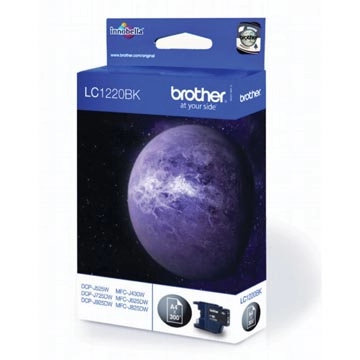 Een Brother inktcartridge, 300 pagina's, OEM LC-1220BK, zwart koop je bij Muys Kantoor & Kado