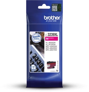 Een Brother inktcartridge, 5.000 pagina's, OEM LC-3239XLM, magenta koop je bij Muys Kantoor & Kado