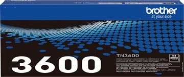 Een Brother toner, 3.000 pagina's, OEM TN-3600, zwart koop je bij Muys Kantoor & Kado