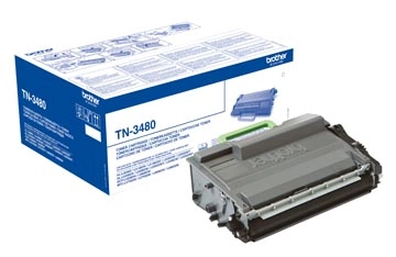 Een Brother toner, 8.000 pagina's, OEM TN-3480, zwart koop je bij Muys Kantoor & Kado