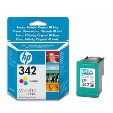 Een HP inktcartridge 342, 175 pagina's, OEM C9361EE, 3 kleuren koop je bij Muys Kantoor & Kado