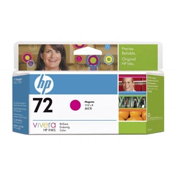 Een HP inktcartridge 72, 130 ml, OEM C9372A, magenta koop je bij Muys Kantoor & Kado