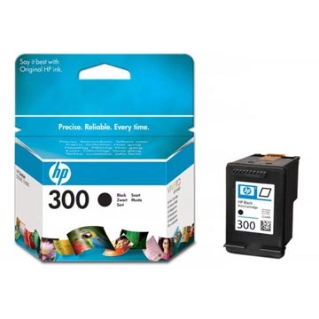 Een HP inktcartridge 300, 200 pagina's, OEM CC640EE, zwart koop je bij Muys Kantoor & Kado