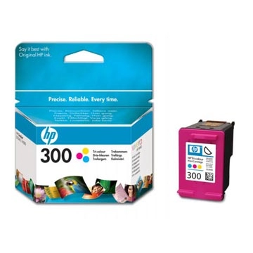 Een HP inktcartridge 300, 165 pagina's, OEM CC643EE, 3 kleuren koop je bij Muys Kantoor & Kado