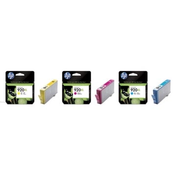 Een HP inktcartridge 920XL, 700 pagina's, OEM CD974AE, geel koop je bij Muys Kantoor & Kado