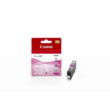 Een Canon inktcartridge CLI-521M, 445 pagina's, OEM 2935B001, magenta koop je bij Muys Kantoor & Kado