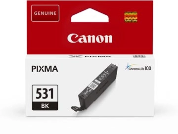 Een Canon inktcartridge CLI-531, 515 pagina's, OEM 6118C001, zwart koop je bij Muys Kantoor & Kado