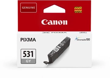 Een Canon inktcartridge CLI-531, 515 pagina's, OEM 6122C001, grijs koop je bij Muys Kantoor & Kado