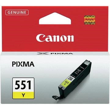 Een Canon inktcartridge CLI-551Y, 344 pagina's, OEM 6511B001, geel koop je bij Muys Kantoor & Kado