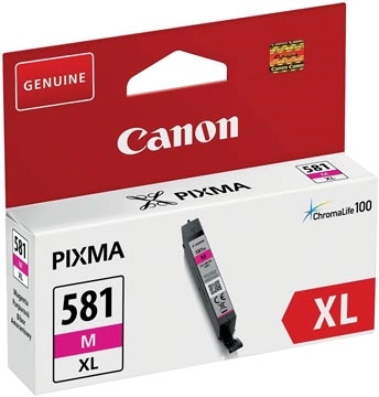 Een Canon inktcartridge CLI-581M XL, 225 foto's, OEM 2050C001, magenta koop je bij Muys Kantoor & Kado