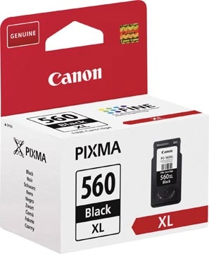 Een Canon inktcartridge PG-560XL, 400 pagina's, OEM 3712C001, zwart koop je bij Muys Kantoor & Kado