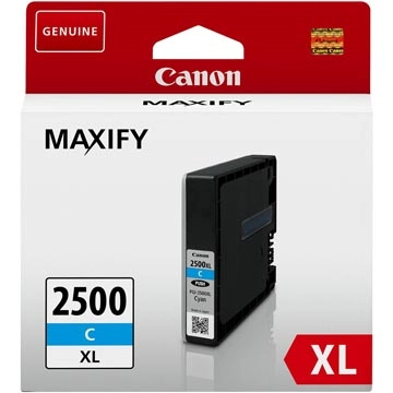 Een Canon inktcartridge PGI-2500XL, 1.760 pagina's, OEM 9265B001, cyaan koop je bij Muys Kantoor & Kado