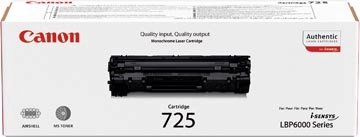 Een Canon toner 725, 1.600 pagina's, OEM 3484B002, zwart koop je bij Muys Kantoor & Kado