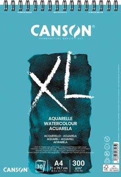 Een Canson schetsblok XL aquarelle 300g/m² ft A4, 30 vel koop je bij Muys Kantoor & Kado