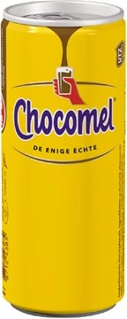 Een Chocomel chocolademelk, blik van 25 cl, vol, pak van 24 stuks koop je bij Muys Kantoor & Kado