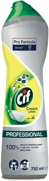 Een Cif schuurcrème lemon, flacon van 750 ml koop je bij Muys Kantoor & Kado