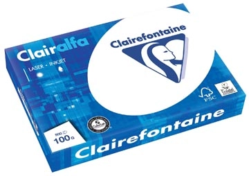 Een Clairefontaine Clairalfa presentatiepapier A3, 100 g, pak van 500 vel koop je bij Muys Kantoor & Kado