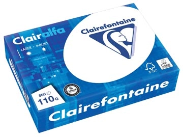 Een Clairefontaine Clairalfa presentatiepapier A4, 110 g, pak van 500 vel koop je bij Muys Kantoor & Kado