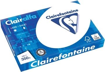 Een Clairefontaine Clairalfa presentatiepapier ft A3, 350 g, pak van 125 vel koop je bij Muys Kantoor & Kado