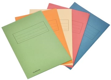 Een Class'ex dossiermap, 3 kleppen ft 23,7 x 34,7 cm (voor ft folio), geassorteerde kleuren koop je bij Muys Kantoor & Kado