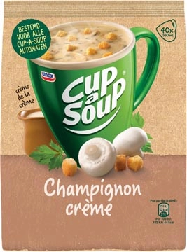 Een Cup-a-Soup vending, champignon, 140 ml, zak van 40 porties koop je bij Muys Kantoor & Kado