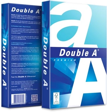 Een Double A Premium printpapier ft A3, 80 g, pak van 500 vel koop je bij Muys Kantoor & Kado