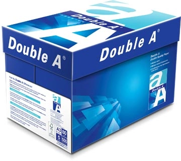 Een Double A Premium printpapier ft A3, 80 g, pak van 500 vel koop je bij Muys Kantoor & Kado