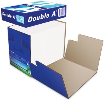 Een Double A Premium printpapier ft A4, 80 g, doos van 2500 vel koop je bij Muys Kantoor & Kado