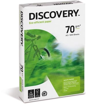 Een Discovery kopieerpapier ft A3, 70 g, pak van 500 vel koop je bij Muys Kantoor & Kado