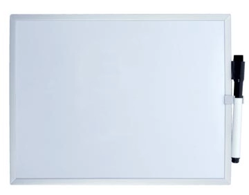 Een Desq magnetisch whiteboard ft 30 x 40 cm koop je bij Muys Kantoor & Kado