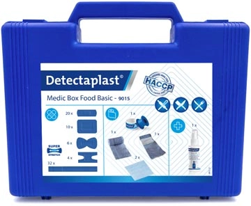 Een Detectaplast EHBO-koffer Medic Box Food Basic, basiskoffer HACCP koop je bij Muys Kantoor & Kado