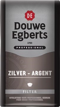 Een Douwe Egberts koffie, Silver/mokka, pak van 250 g koop je bij Muys Kantoor & Kado