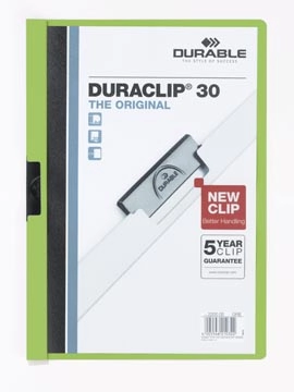 Een Durable klemmap Duraclip Original 30 groen koop je bij Muys Kantoor & Kado