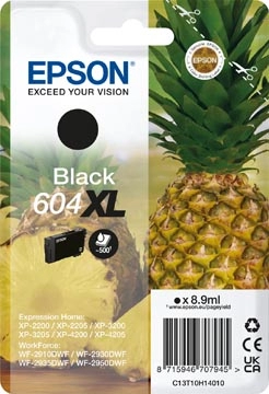 Een Epson inktcartridge 604 XL, 500 pagina's, OEM C13T10H14010, zwart koop je bij Muys Kantoor & Kado