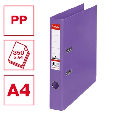 Een Esselte ordner Power N°1 violet, rug van 5 cm koop je bij Muys Kantoor & Kado