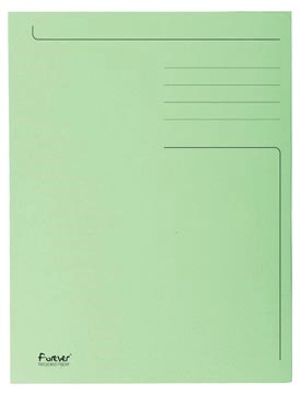 Een Exacompta dossiermap Foldyne ft 23,7 x 34,7 cm (voor ft folio), lichtgroen, doos van 50 stuks koop je bij Muys Kantoor & Kado