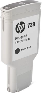 Een HP inktcartridge 728, 300 ml, OEM F9J68A, zwart mat koop je bij Muys Kantoor & Kado