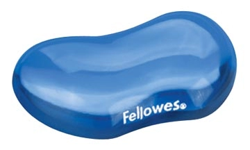 Een Fellowes Crystals Gel polssteun, blauw koop je bij Muys Kantoor & Kado